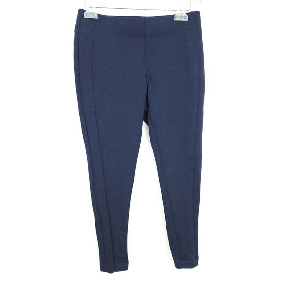 Christopher Banks Secret Slimming Crop Pants Small Petite, Navy Blue Pullup Pant - Picture 2 of 5